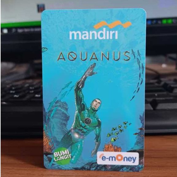 Emoney Mandiri Kartu Etoll Original asli bukan custom edisi BUMI LANGIT AQUANUS