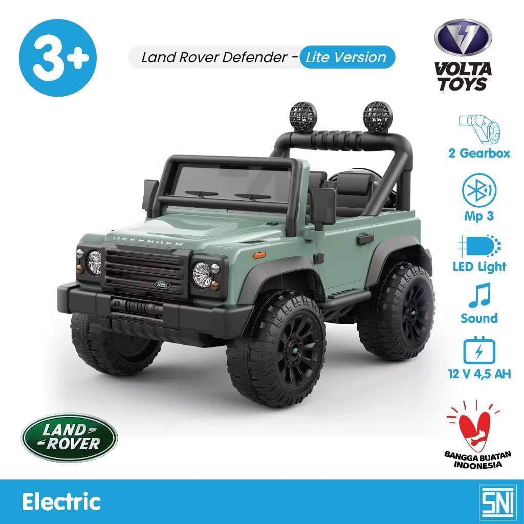 (FREE PELAPIS BAN / KARPET) MAINAN ANAK MOBIL AKI SHP VOLTA JEEP ROCKY 5008 // JEEP DEFENDER 5008