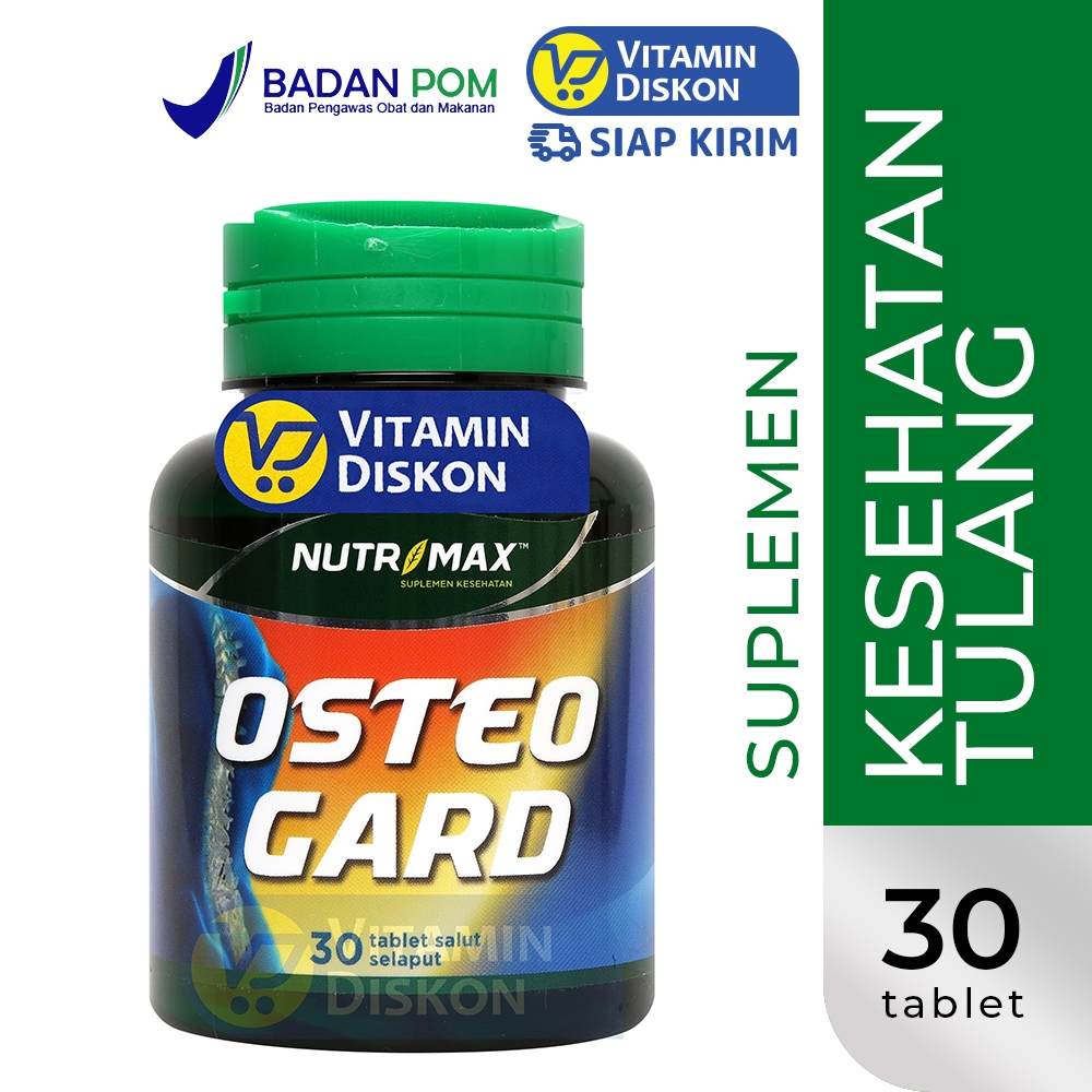 NUTRIMAX OSTEO GARD 30 TABLET | Suplemen Tulang, Gigi, Kuku, Kalsium, Osteoporosis, Ibu Hamil