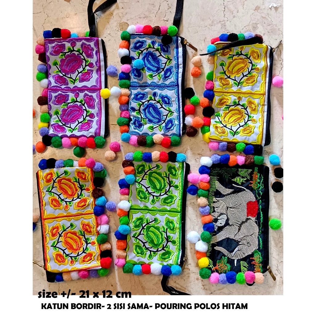 DOMPET BORDIRAN THAILAND/DOMPET HP/DOMPET ETNIK