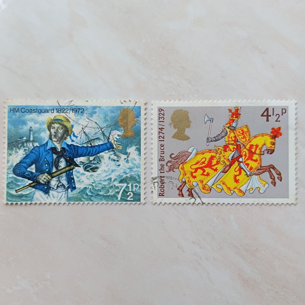 

Perangko Prangko Jadul Inggris UK Seri Campur 2 Pcs 1972-1974 - YN2602