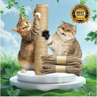 TALI GONI - Tali Cakaran Kucing Garukan Kucing Mainan Kucing Cat Condo Cat Scratcher Papan Garukan K