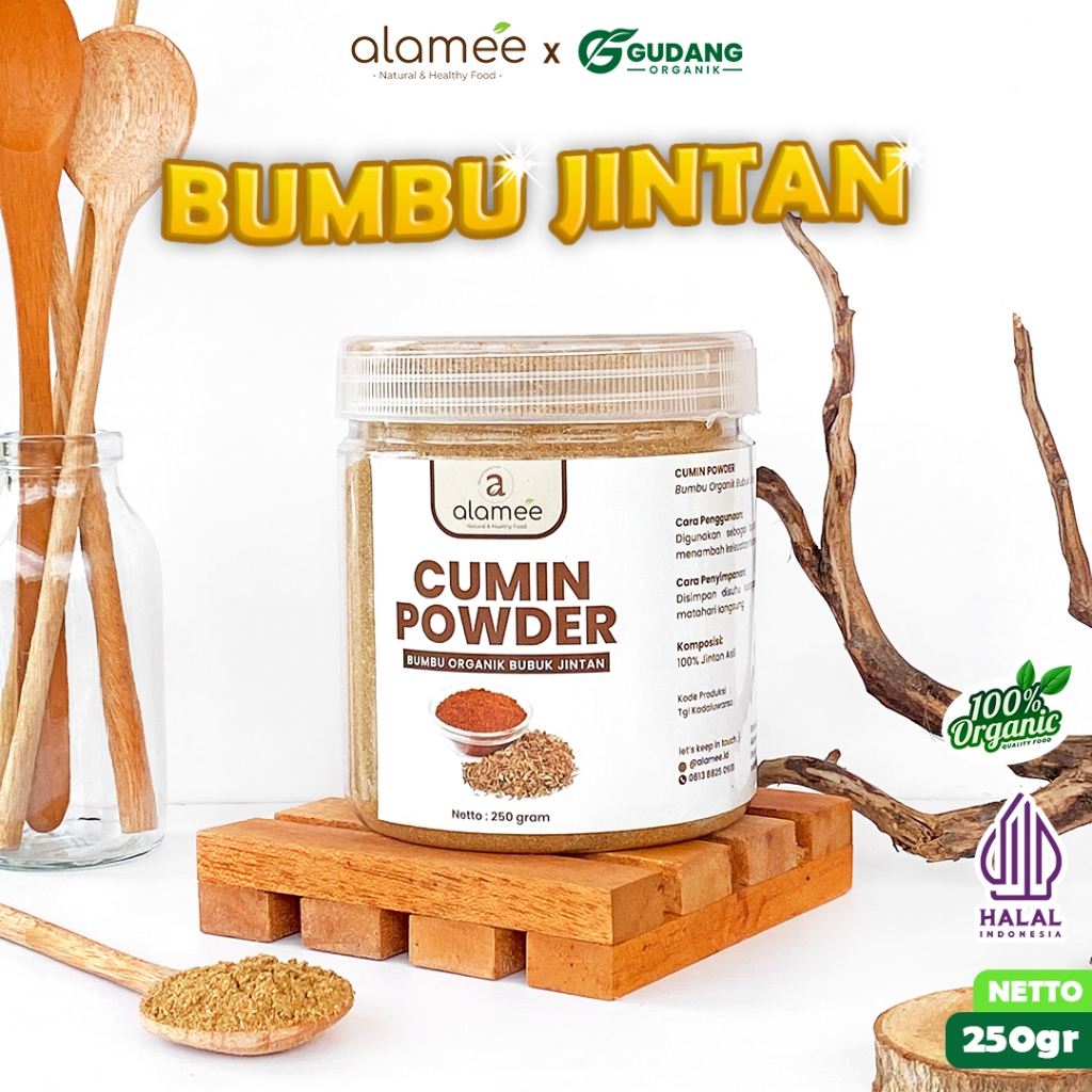 

alamee bumbu organik jintan toples 100 persen organik bumbu berkualitas yang dari petani lokal alami