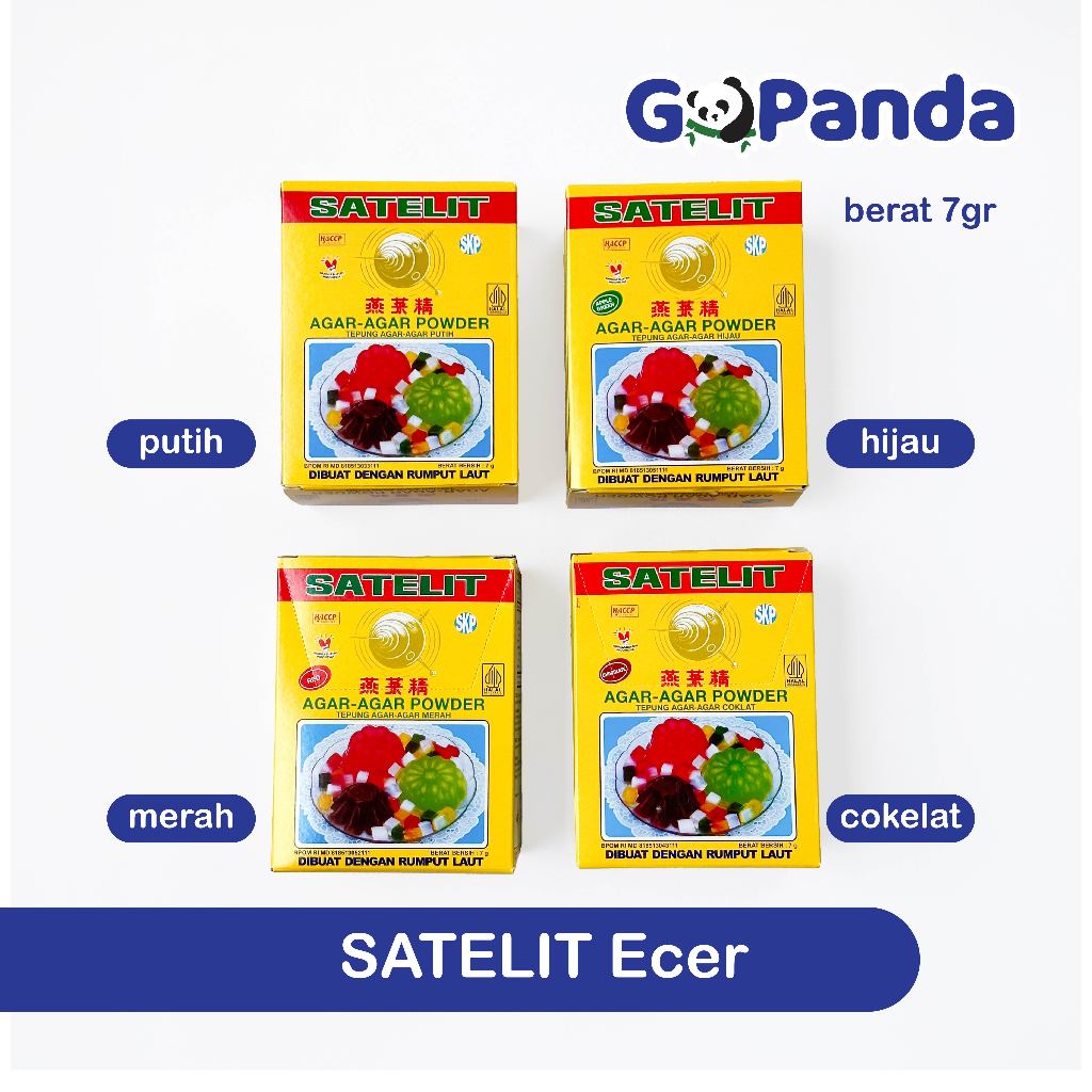 

Agar-Agar SATELIT SUPER 7gr ECER
