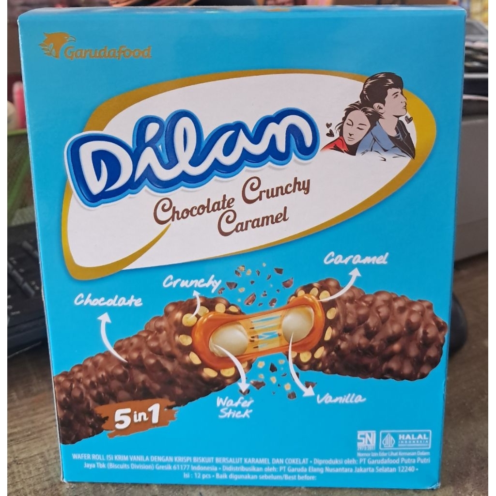 

Dilan Chocolate Crunchy Caramel 8box/96Pcs/Dus