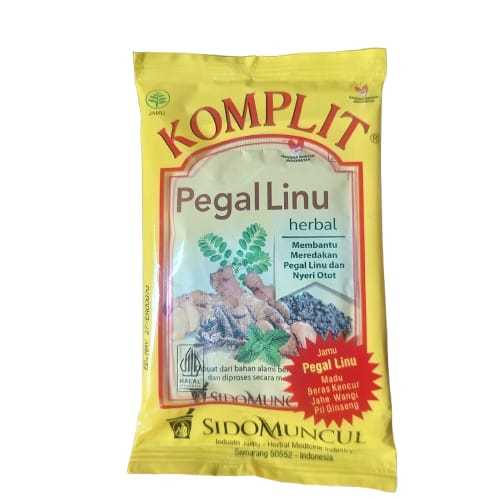 

Jamu komplit pegal linu herbal Sidomuncul 1 bungkus