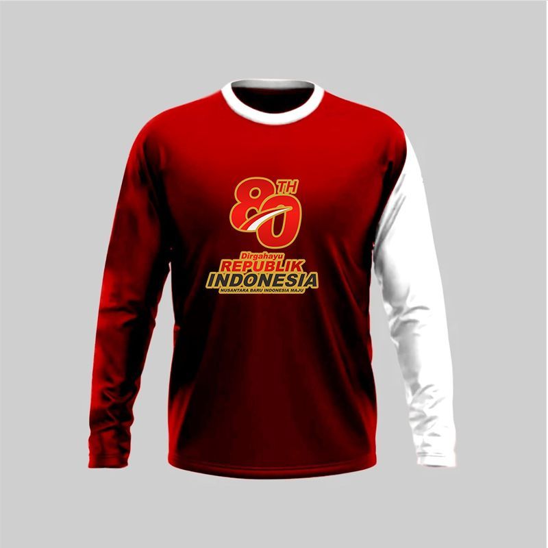 Baju Pria Kombinasi Empire Kemerdekaan Indonesia Merah Putih