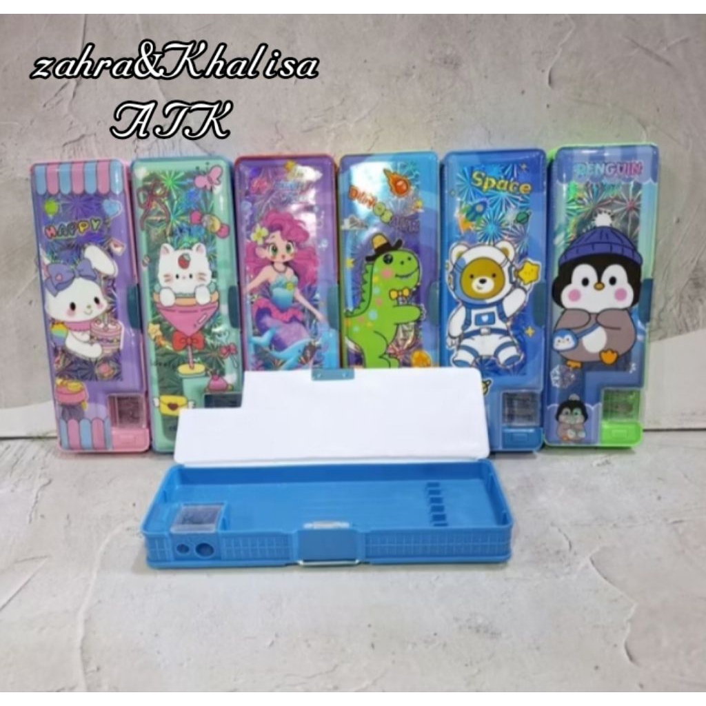 

Kotak pensil magnet Squeezy ada rautan