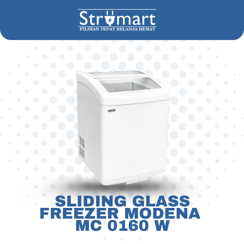 SLIDING GLASS FREEZER MODENA MC 0160 W