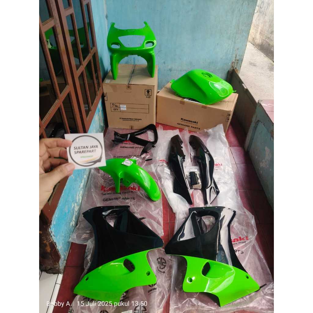 Full Body SET Ninja RR SE Lime Green Original Kawasaki KGP