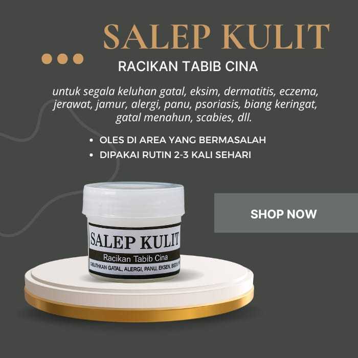 Salep Gatal Racikan Spesialis Kulit Paling Ampuh - Eksim Basah, Kering, Gatal Menahun, Scabies - Isi