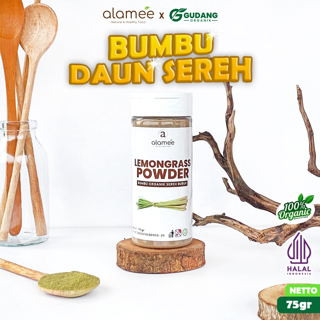 

alamee bumbu organik sereh tabur menawarkan aroma segar dan antioksidan tinggi untuk menjaga tubuh