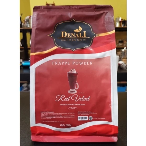 

Denali Frappe Powder Red Velvet 800 gr - Bubuk Perasa untuk Minuman Kopi Kekinian