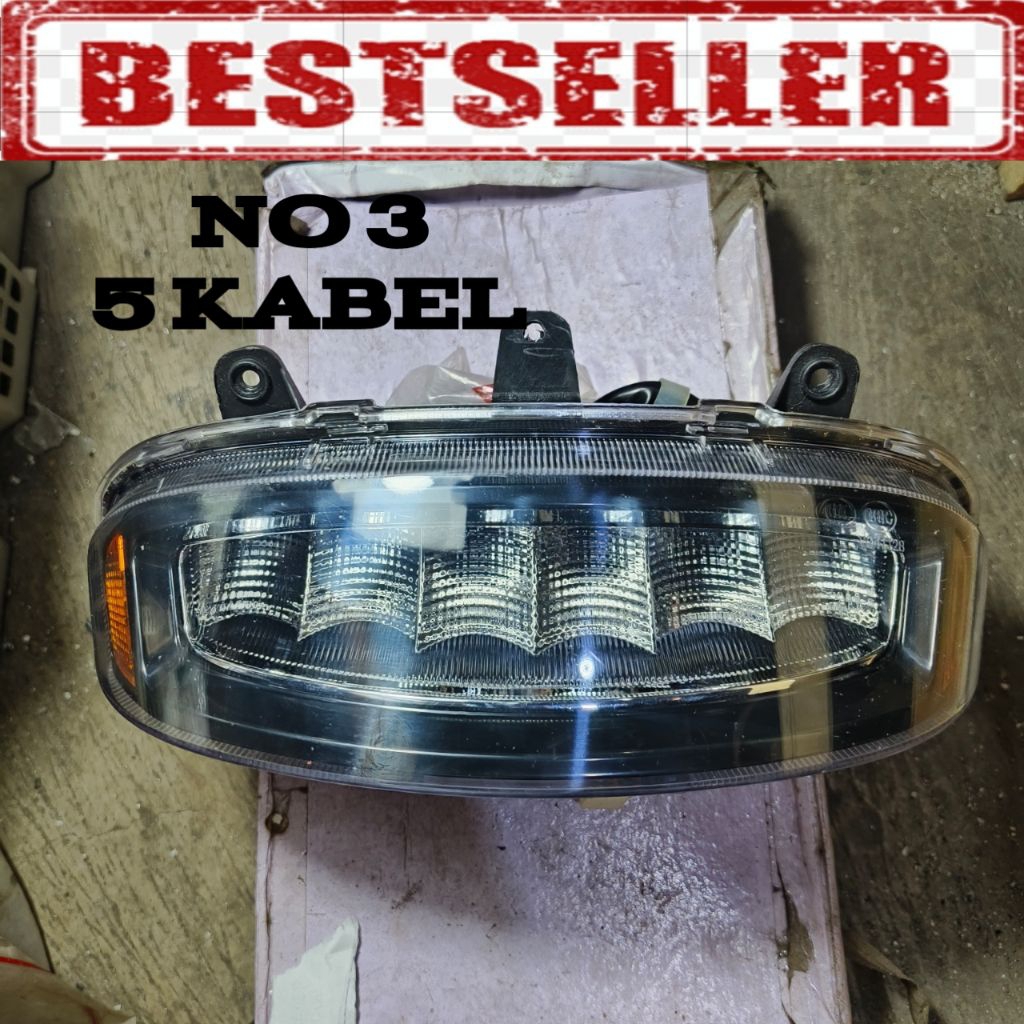 HEADLAMP REFLEKTOR LAMPU DEPAN SEPEDA MOTOR LISTRIK SELIS UWINFLY EXOTIC GODA SAIGE M80 SE 7S GREENT