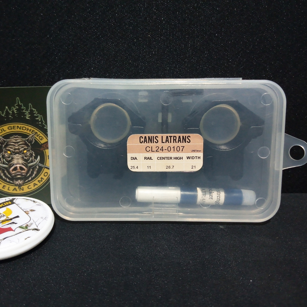 MOUNTING CANIS LATRANS OD25 REL 11 PENDEK / MONTING TELESKOP OD25 REL 11 (SC1943)