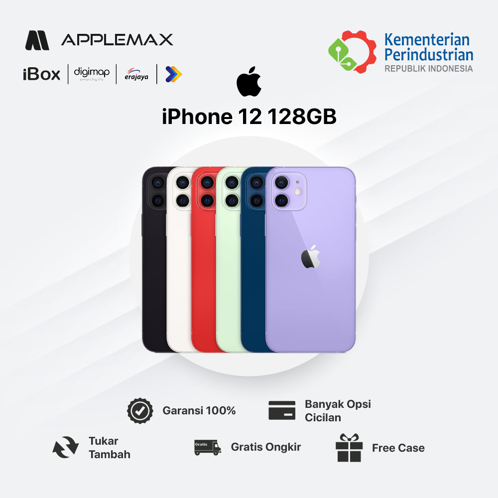 iPhone 12 128GB Second Original Fullset Murah Cicilan Ringan