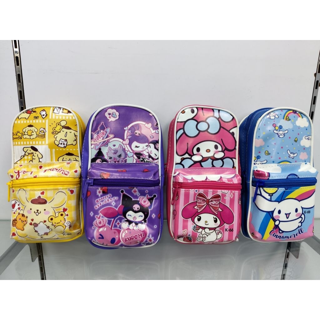 

TEMPAT PENSIL RES KARAKTER KUROMI, CINANMOROL,MYMELODY K-66