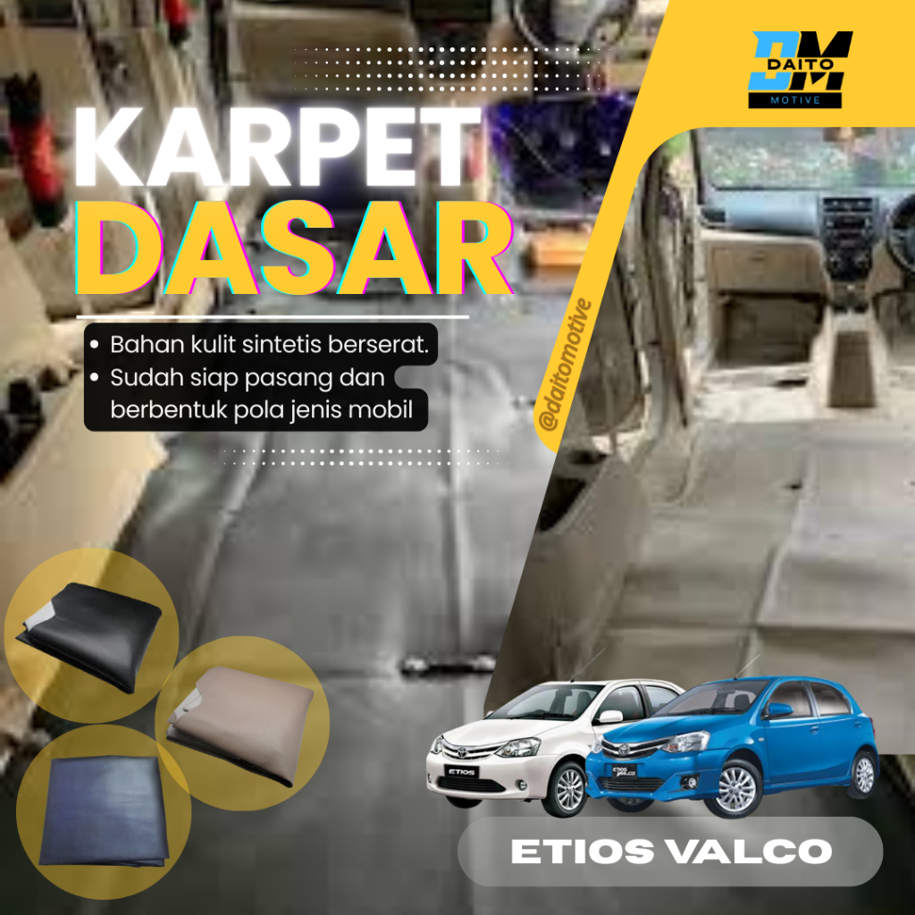 KARPET DASAR PEREDAM MOBIL ETIOS VALCO-ETIOS LIVA