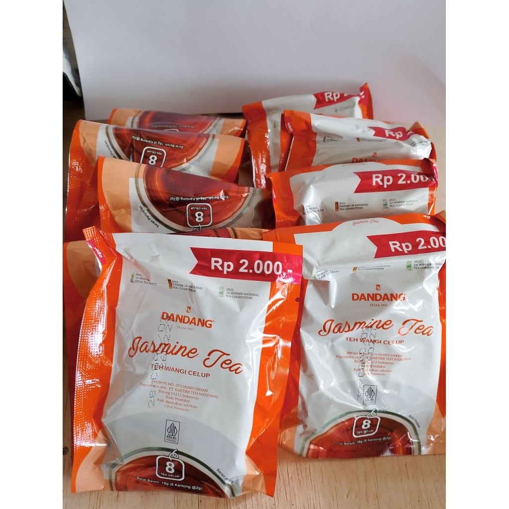 

Jasmine tea - teh dandang - 1 renceng isi 10