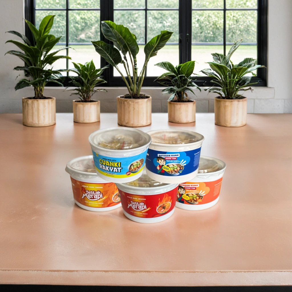 

(5 cup) Paket Usaha Siaga 1 Premium Seblak Merapi, Cuanki Rakyat, Batagor Kuah Bang Yan Instan