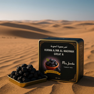 

Kurma Ajwa Premium 1kg Asli Madinah–Manis Legit, Kemasan Kaleng Eksklusif – Oleh-oleh Sunnah & Sehat