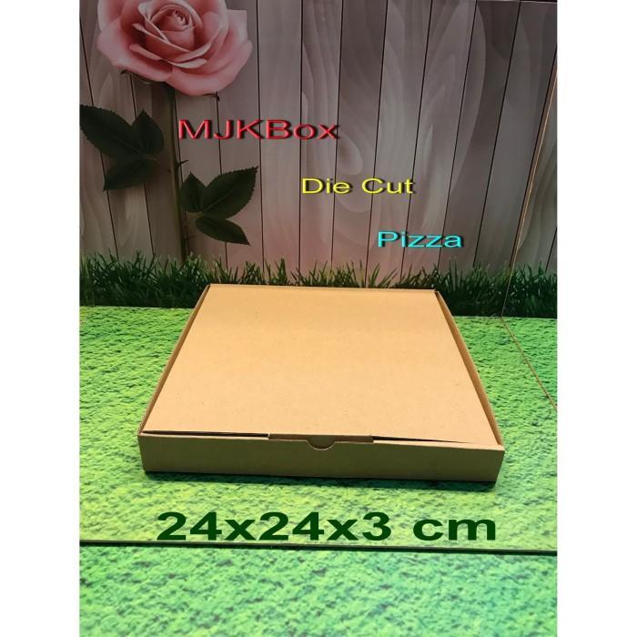 

kardus karton box uk. 24x24x3 cm ....model Pizza,,baru polos