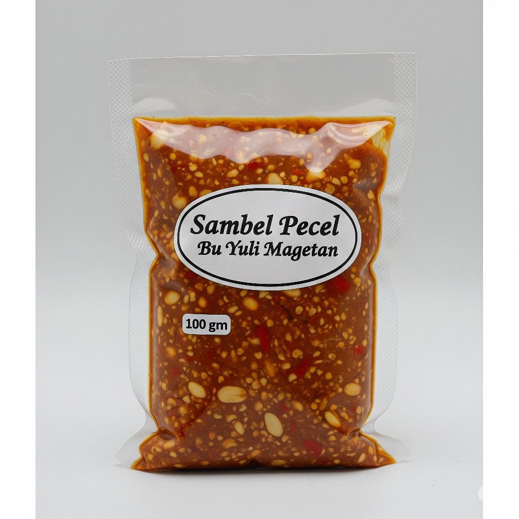 

BUMBU PECEL BU YULI KHAS MAGETAN (KACANG SANGRAI) PEDAS MANIS GURIH 100 GRAM FRESH SETIAP HARI