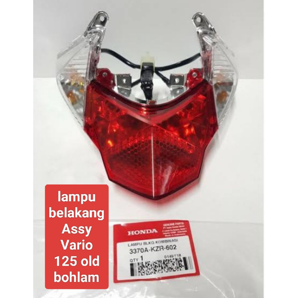 lampu stop belakang Assy Vario 125 old bohlam/3370akzr602