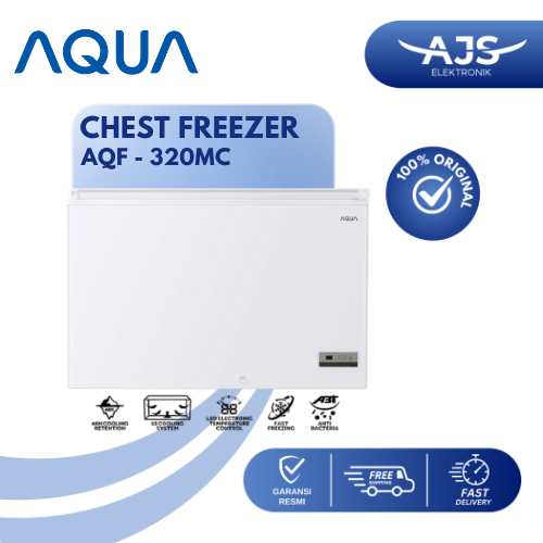 AQUA CHEST FREEZER BOX AQF 320MC - 300 LITER FREEZER BOX BEKU