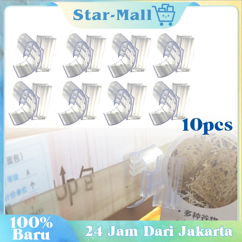 

10pcs Jepitan Harga Price Tag / Pvc Klip Lengkung Pop-Up / Untuk Supermarket