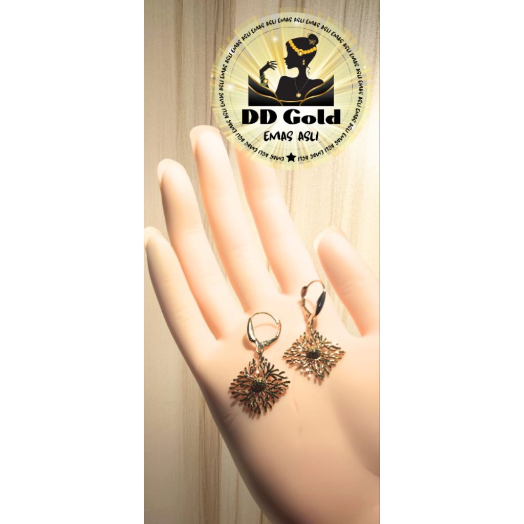 Anting emas 18K