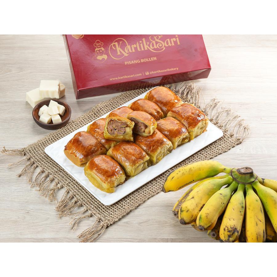 KARTIKA SARI Pisang Bollen Bolen Keju Special  COKLAT KEJU BESAR OLEH OLEH BANDUNG KARTIKA SARI