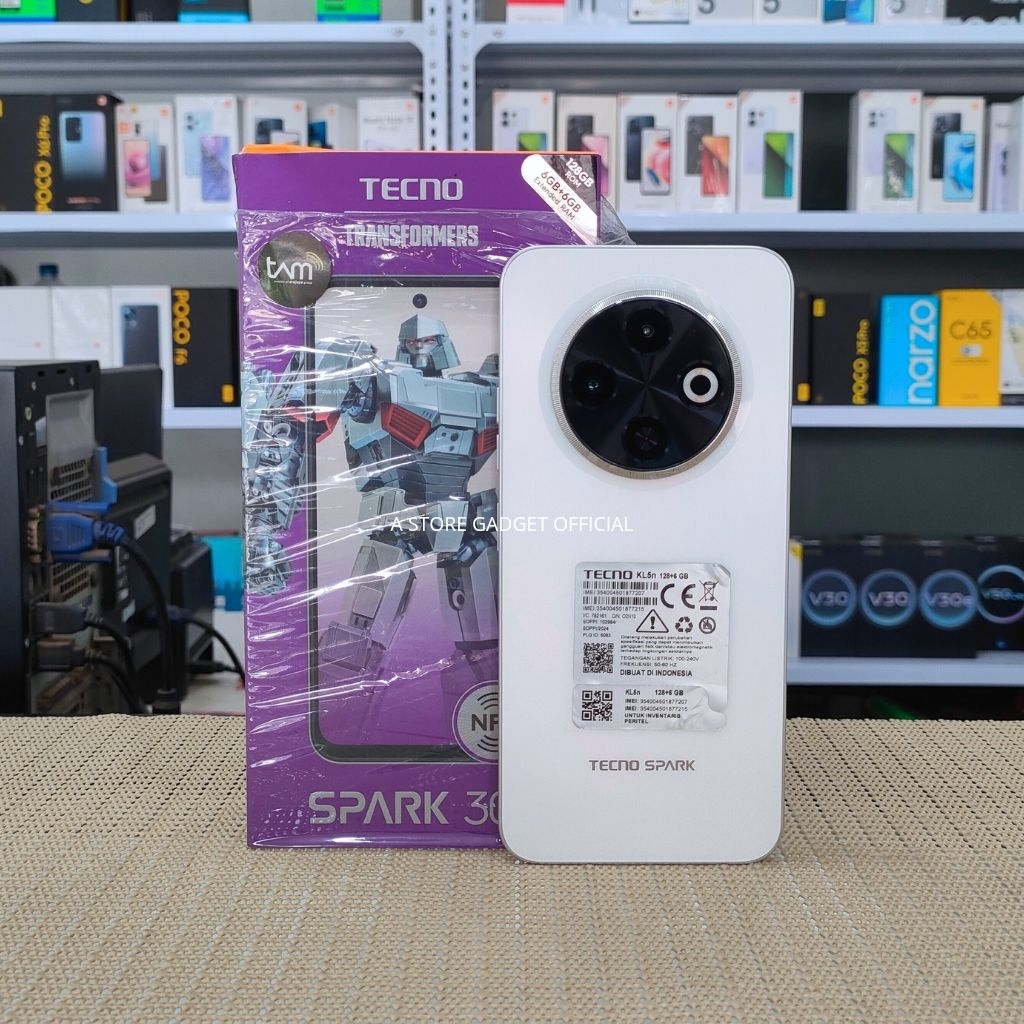 TECNO SPARK 30C 6/128 & 8/256 SECOND FULLSET ORI