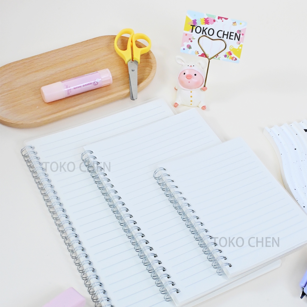 

Buku Catatan Kumparan Garis Melintang Tebal