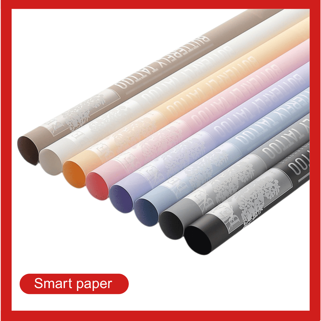 

Kertas Bunga Buket Motif Kupu Kupu Flower Wrapping Butterfly Tatto Cellophane KB048