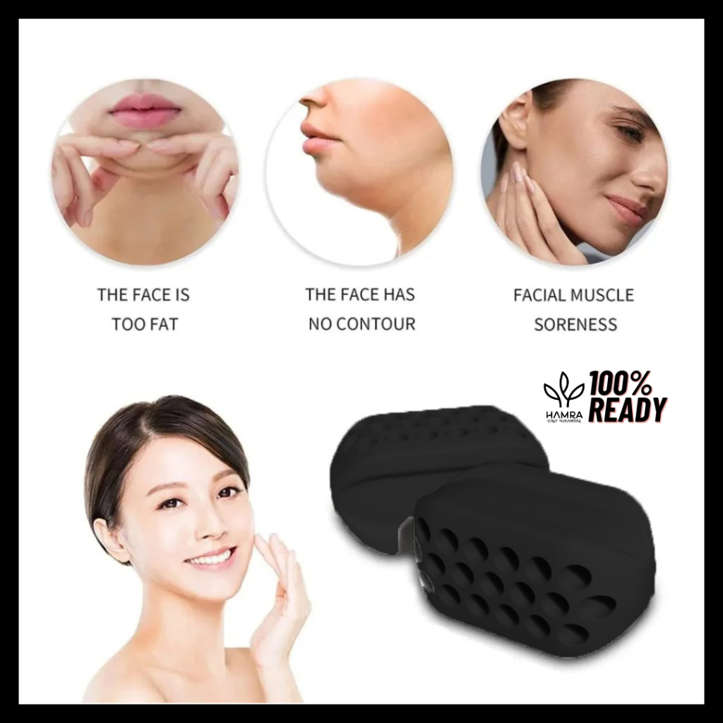Penirus Pipi dan Rahang / Jawline Muscle Exercise / Alat latihan Rahang / SILICON PENIRUS WAJAH