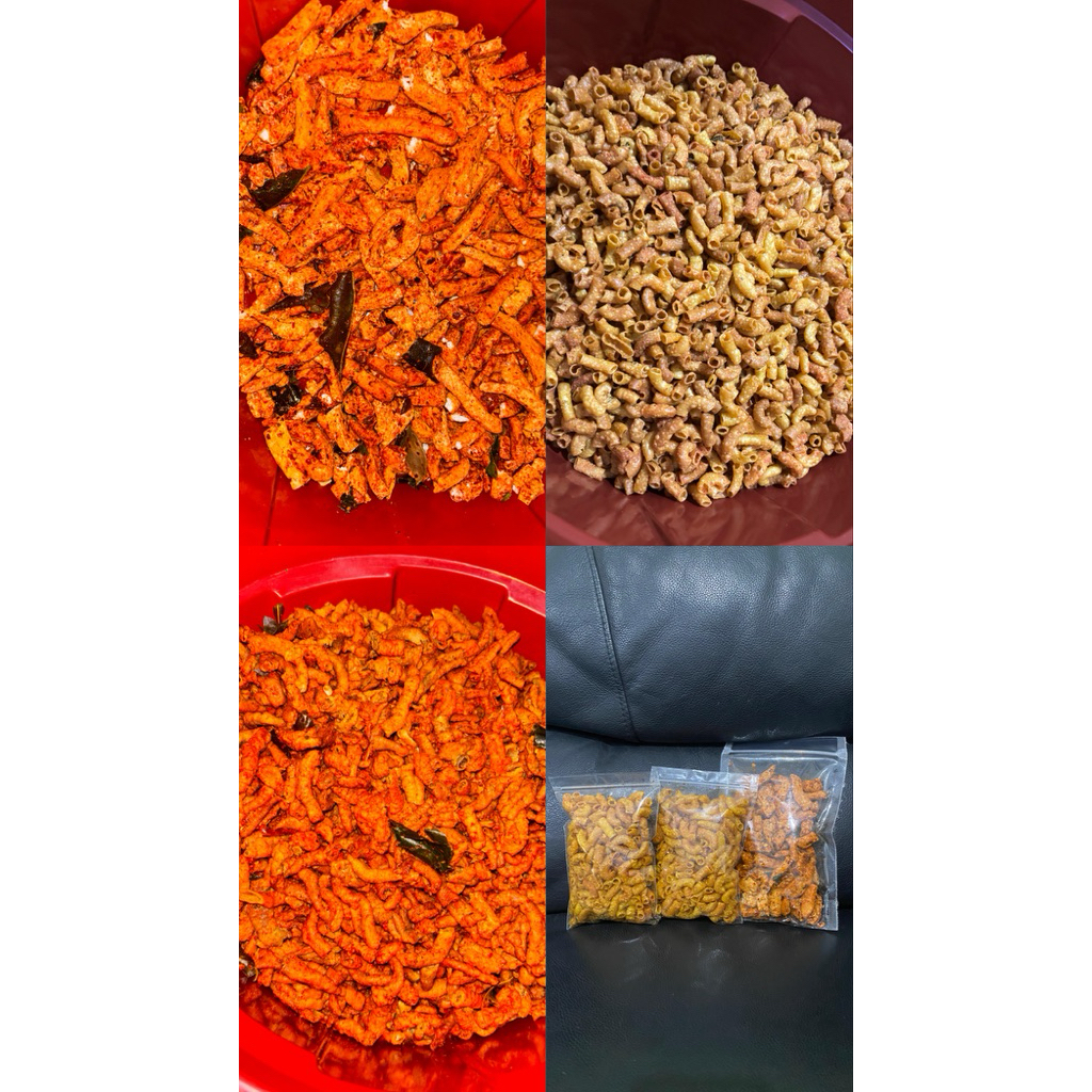 

Makaroni pedas daun jeruk kemasan 500 gram