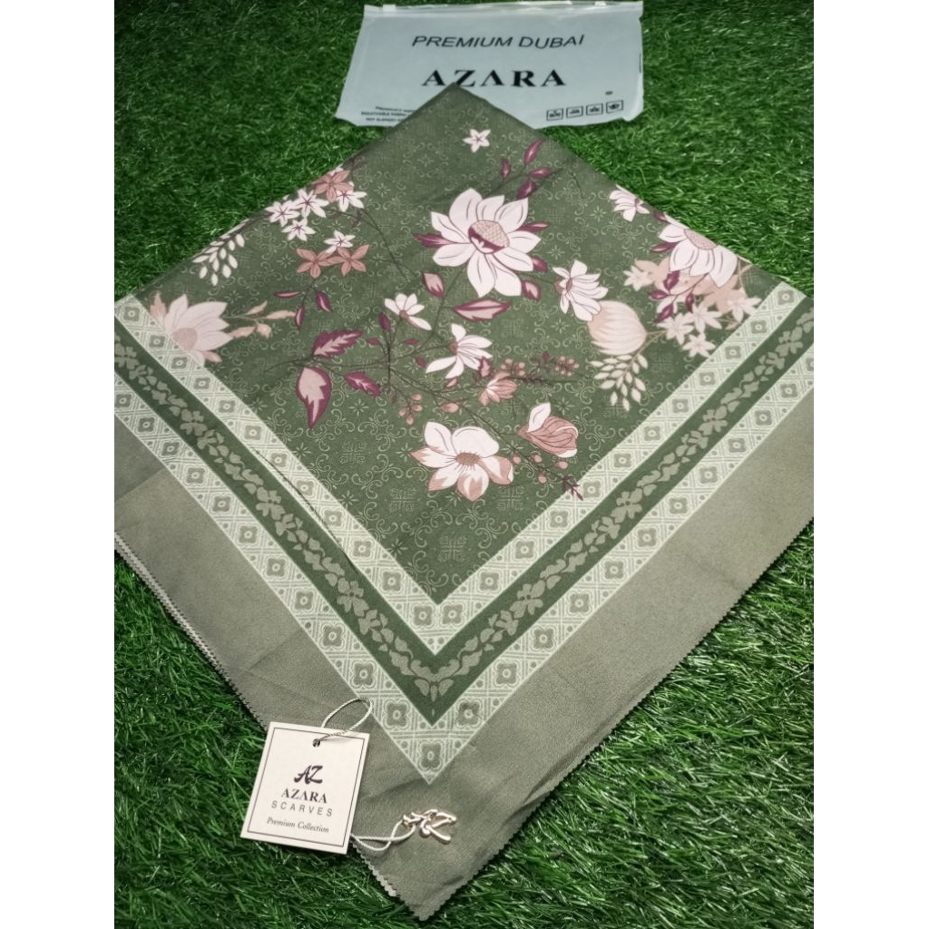 jilbab segi empat azara oskara premium dubai premium