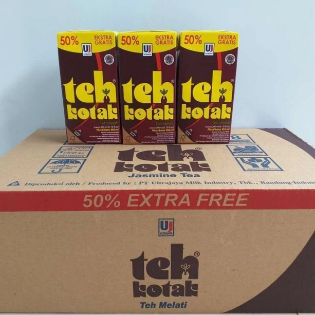 

Teh Kotak Jasmine 300ml Aroma Nikmat Tanpa Pewarna KARTONAN isi 24pcs