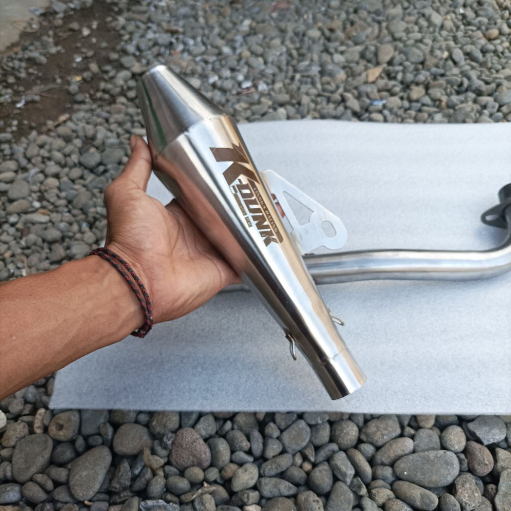 Kenalpot Racing BMX Cub – Free Laser NamaTersedia untuk berbagai motor seperti Mio, Jupiter, Supra, 