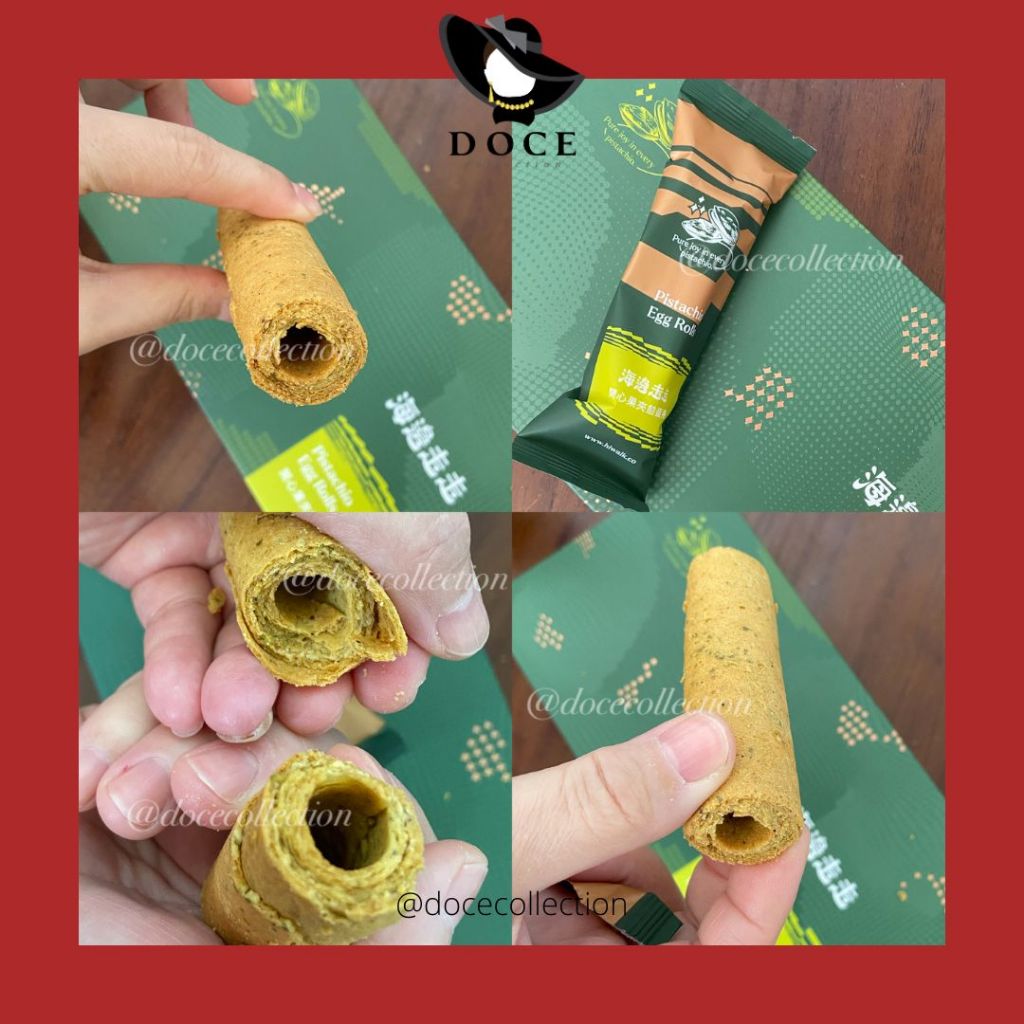 

Hi Walk HiWalk Taiwan Pistachio Egg Roll Eggrolls semprong LIMITED isi 8