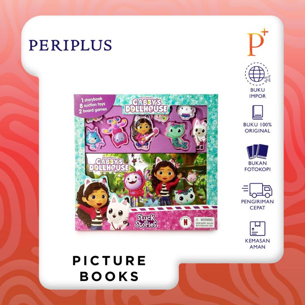 Stuck on Stories: Gabby's Dollhouse - 9782764371329