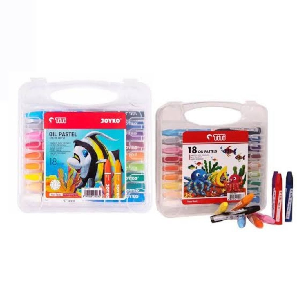 

[Ready Stock] Krayon TITI 18 Warna / Crayon / Crayon TITI / Oil Pastels