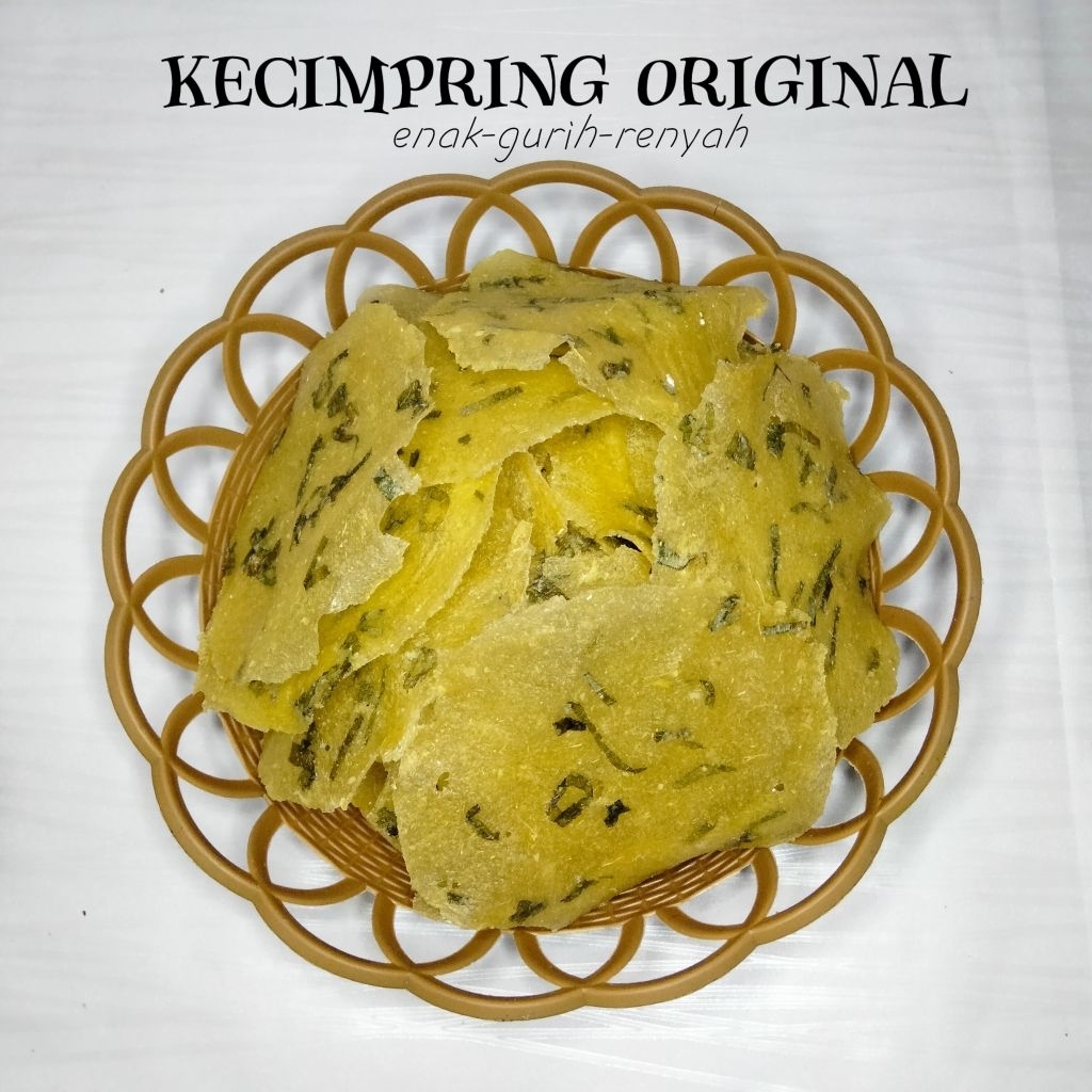 

(1 KG) Kecimpring Original / opak singkong khas bandung