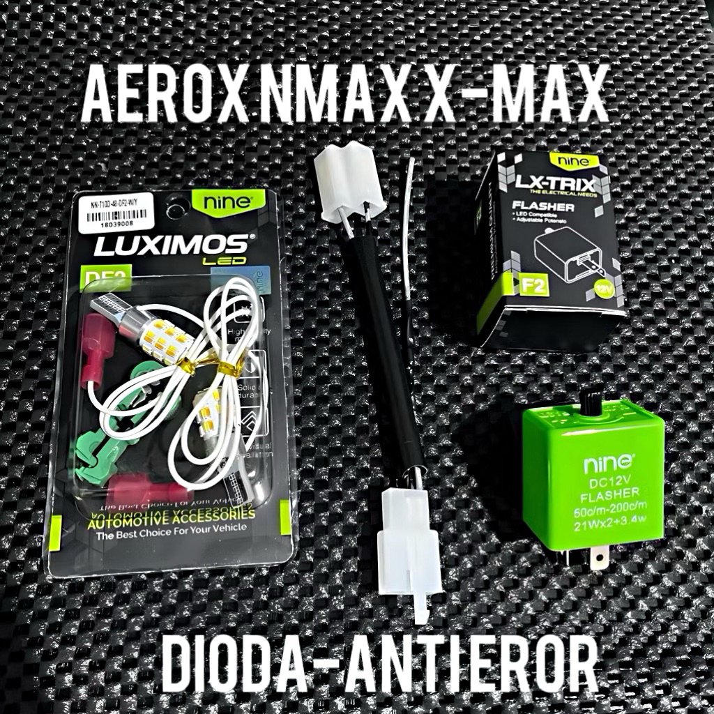 PAKET SEIN SEN dajal 2 MODE+ DIODA SOKET t10 t15 NMAX NEW AROX NEW R15 DF1 +FLASER SOKET PNP T10 T15