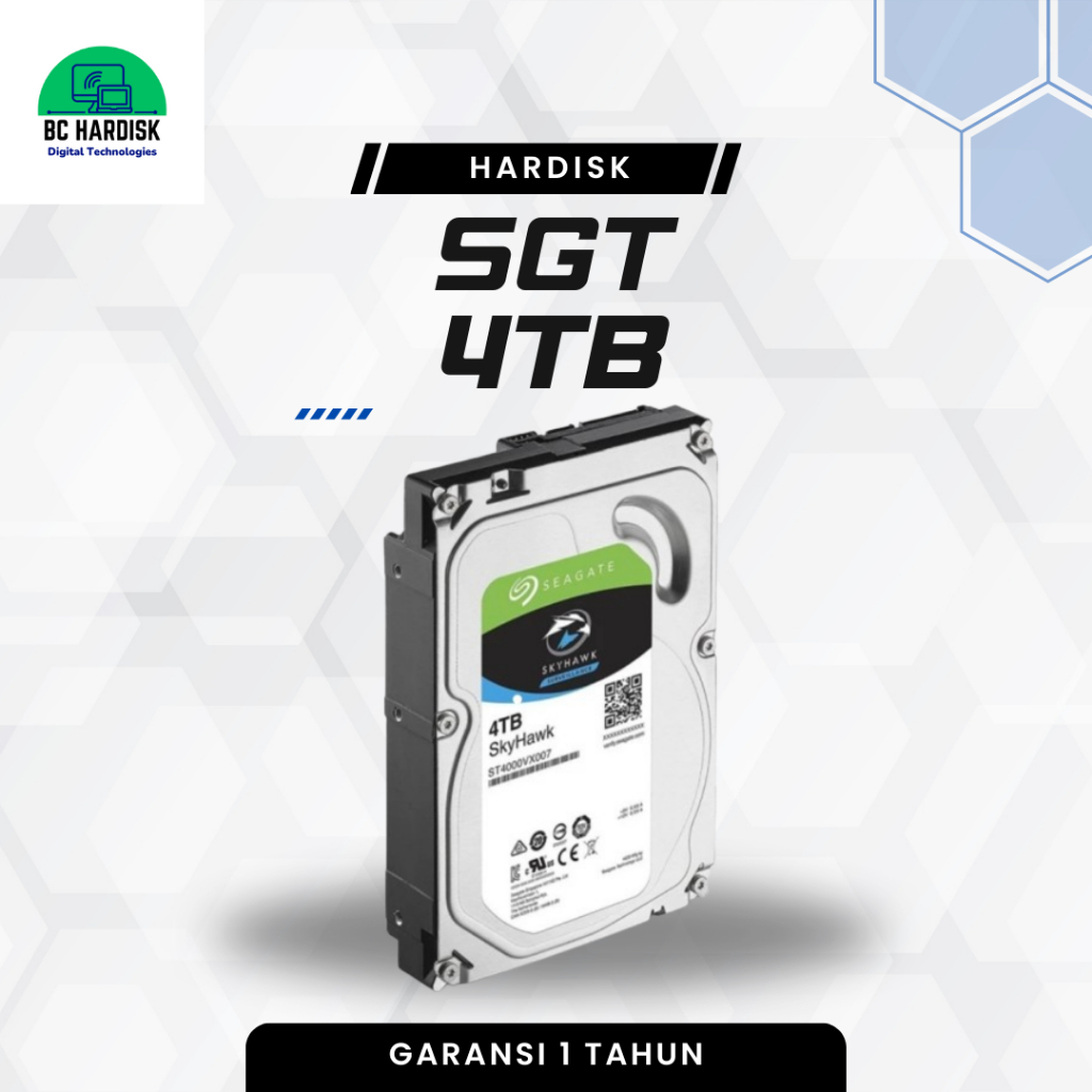 Harddisk PC Seagate CCTV 2TB / 3TB / 4TB SKYHAWK / harddisk cctv 2tb seagate