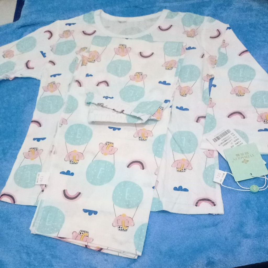 pp organik/baju tidur bolong bolong/pp anak 5 tahun/pp /pp anak 6 tahun/pp anak cewek/pp anak cowok/