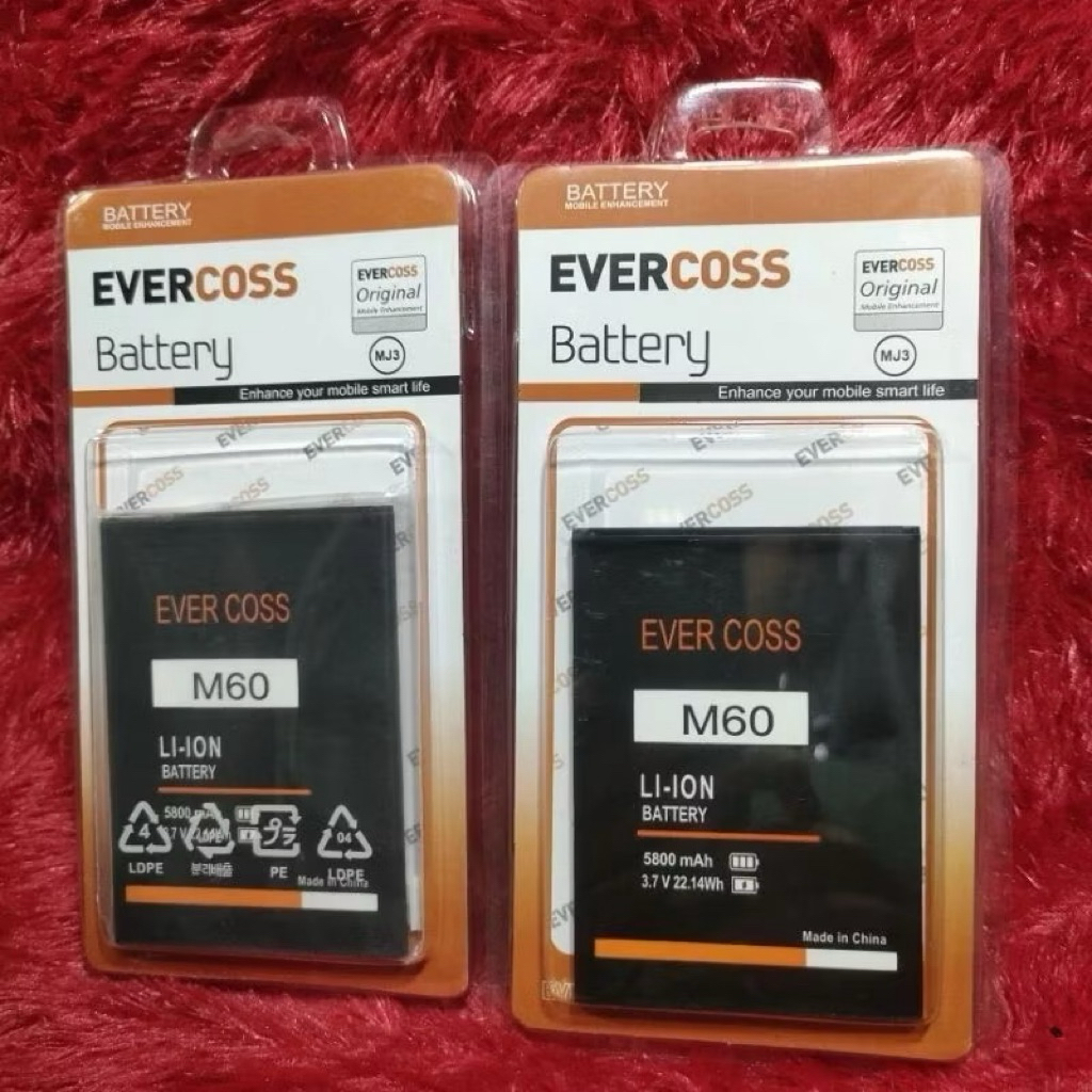 baterai battery batere Double Power Evercoss M60 M6A M6 Original Battery
