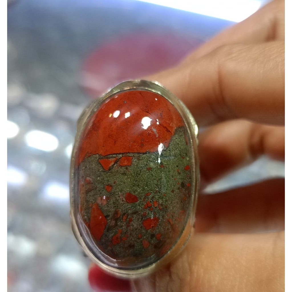 Cincin Batu Nogo suii klawing motif/Jumbo(Natural)