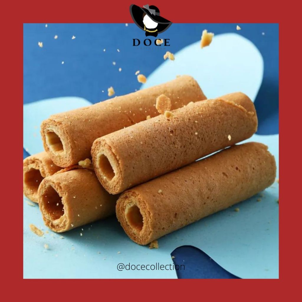 

Hi Walk HiWalk Taiwan Egg Roll Eggrolls Thick Original Seaweed Tieguanyin Tea Grape Semprong Kue